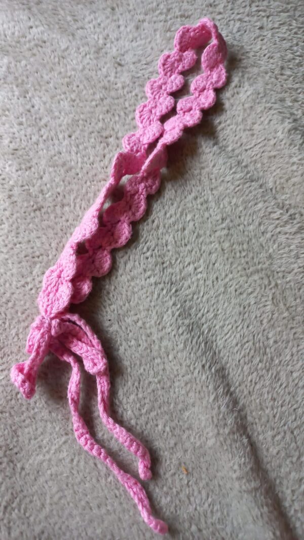 Haarband in Rosa – 100% Baumwolle