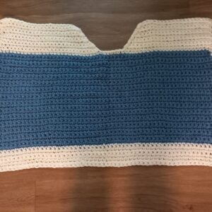 Handgestrickte Toilettenmatte – Extra groß & stilvoll