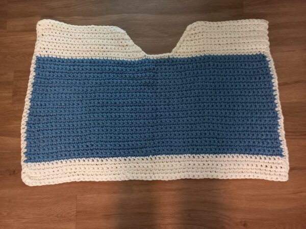 Handgestrickte Toilettenmatte – Extra groß & stilvoll